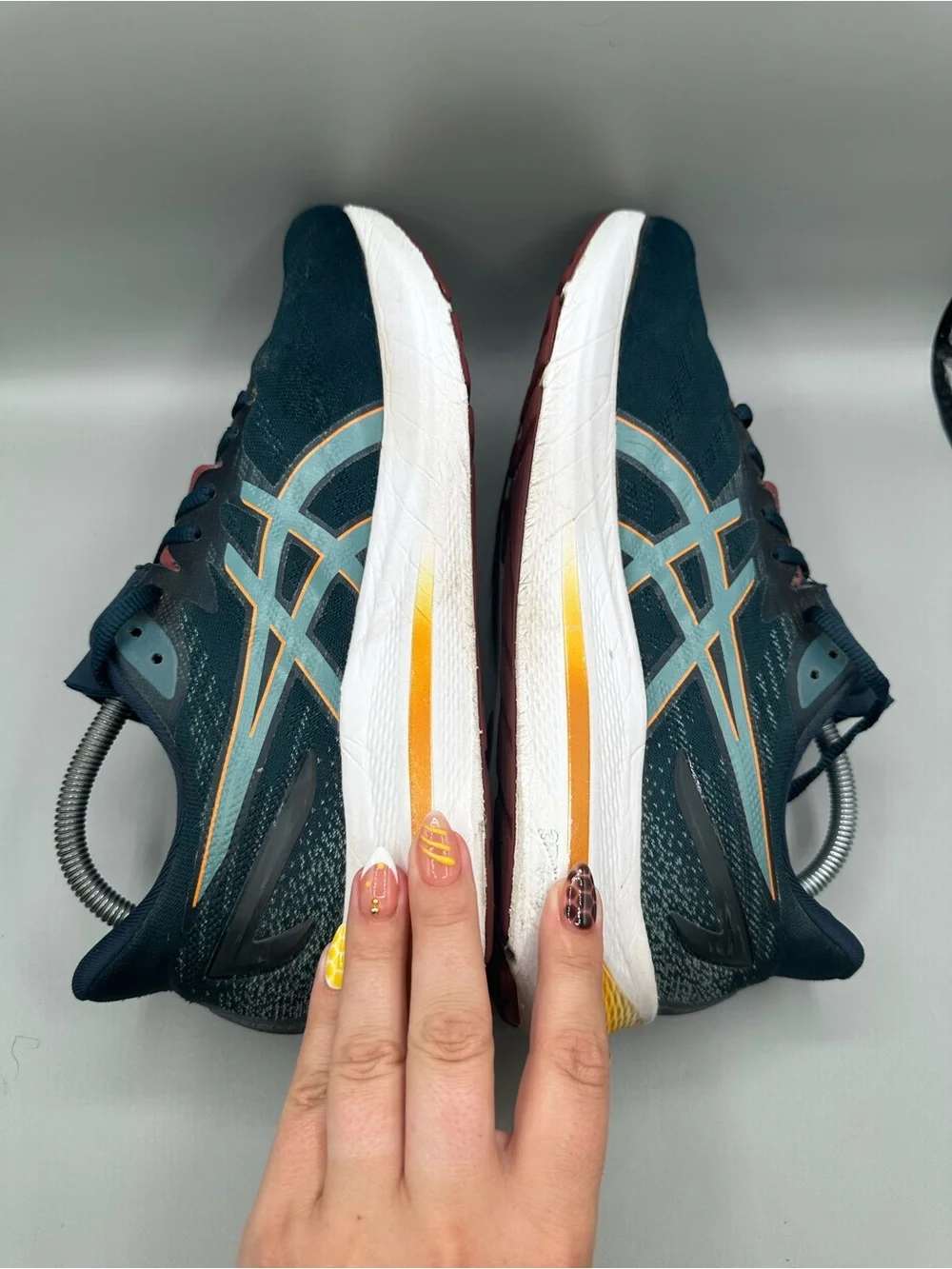 ASICS GT-2000 12 Running Shoe Men Size 10 French Blue/Foggy Teal